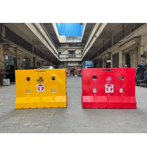 Road Barricades - Color: Yellow & Red