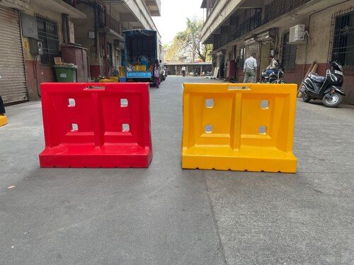 Road Barriers - Color: Yellow & Red