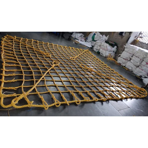 Industrial Cargo Net - Color: Yellow