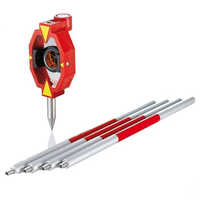 Mini Prism With Rod - Color: Silver & Red