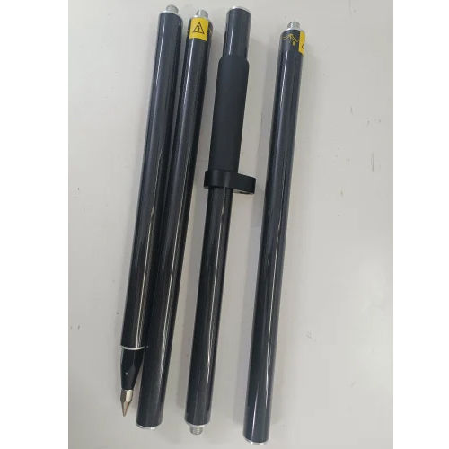 Foldable Fiberglass Gps Pole - Color: Black