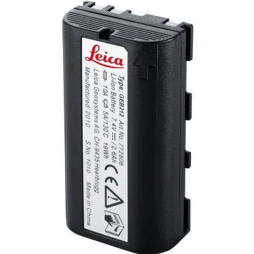 Leica Total Station Battery - Color: Black