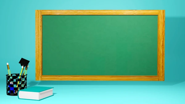 SDS12 Wooden Frame Green Chalkboard For University - Wooden Frame 1x1 to 8x4 Sizes Green Color | Professional Writing Board for Schools Colleges and Offices