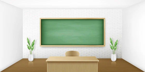 SDS13 Wooden Frame Green Chalkboard For University