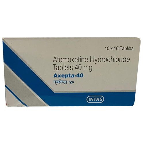 Axepta 40 mg Atomoxetine Hhdrochloride Tablets
