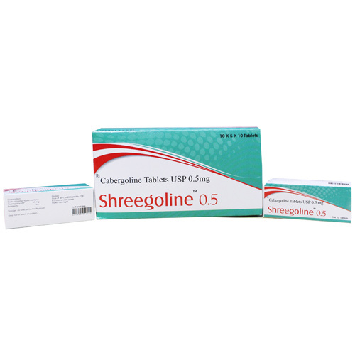 Shreegoline 0.5 mg Cabergoline Tablets USP