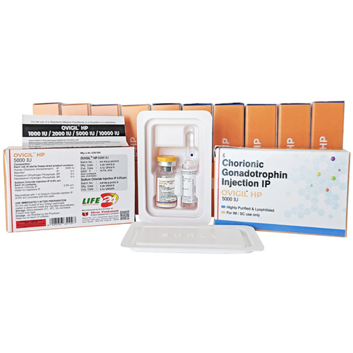 Ovigil HP 500 IU Chorionic Gonadotrophin Injection IP