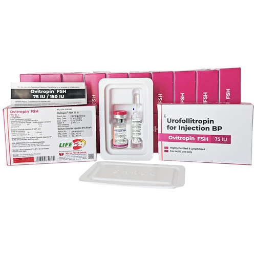 Ovitropin Fsh 75 IU Urofollitropin For Injection BP