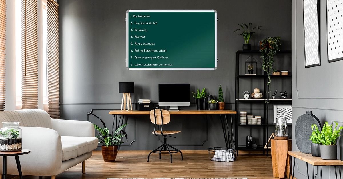 SDS18 Aluminum Frame Durable Green Chalk board