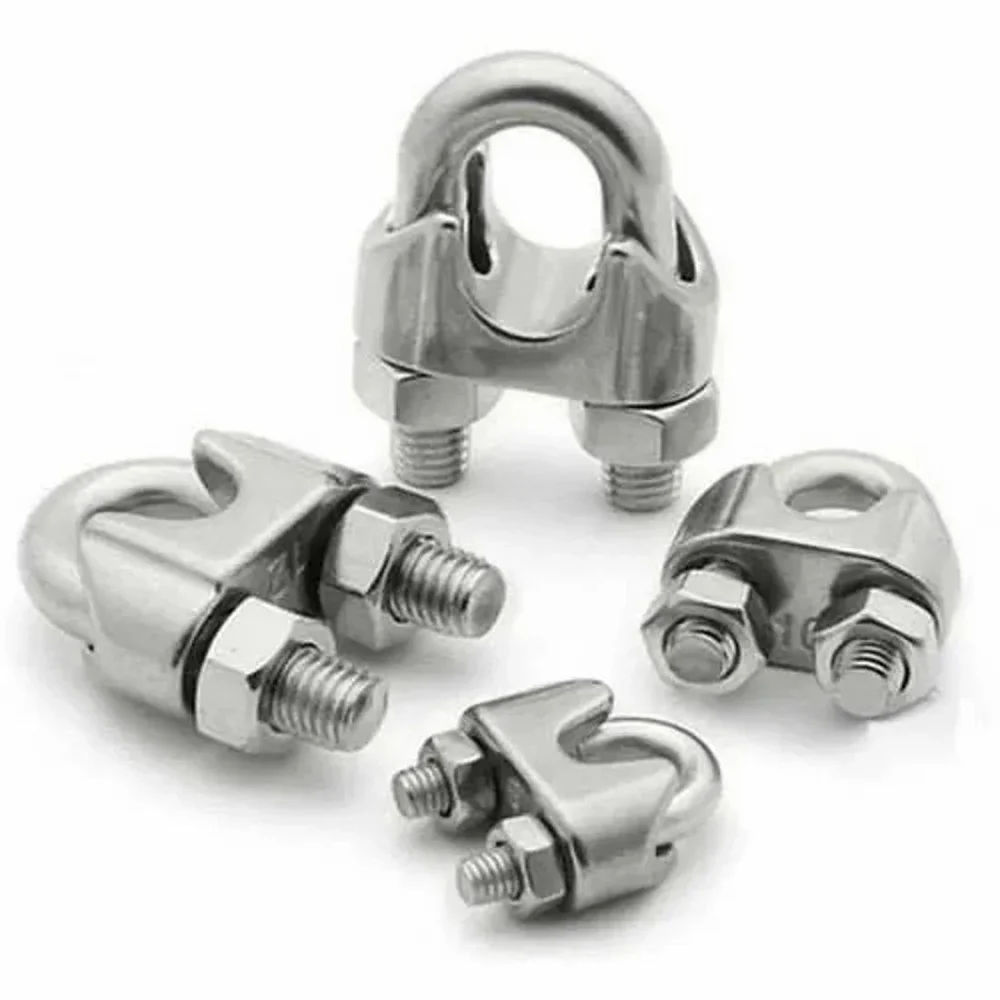 SS 304 Crosby Wire Rope Clamps 