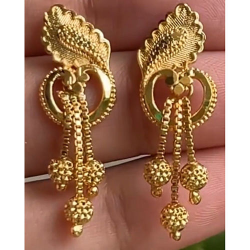 Designer Gold Plated Jewellery Earring Set - Gender: Women