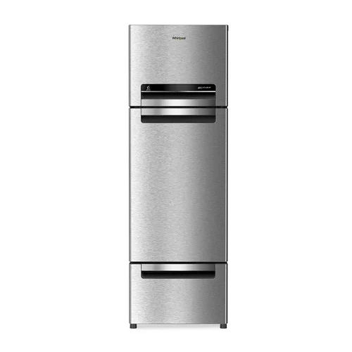 240L Whirlpool Triple Door Refrigerator - Color: Silver