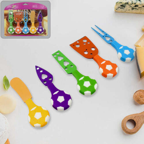 football Soccer Cheese Knife Set