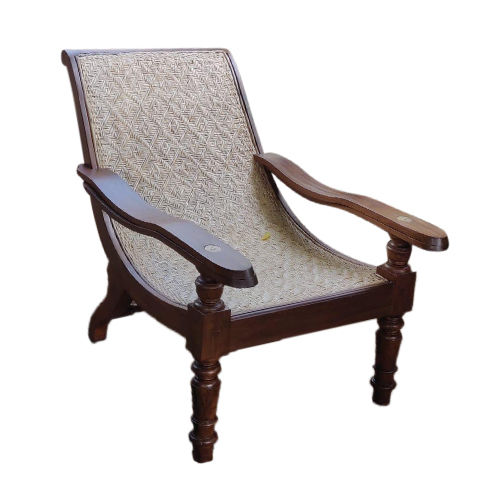 Burma Teak Wooden Chair Canned With Pure Bamboo - Color: Different Available