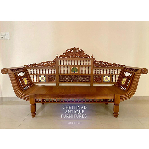 Burma Teak Wooden Diwan