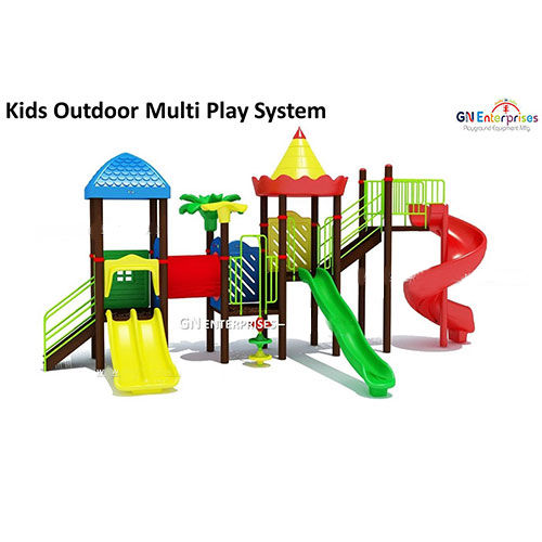 Kids Outdoor Multiplay System - Material: Frp & Metal