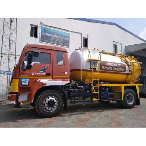 Combi Suction Vehicle 6000L - Color: Yellow