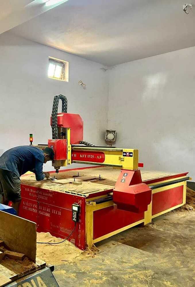 Cnc Wood Carving Machine - Color: White