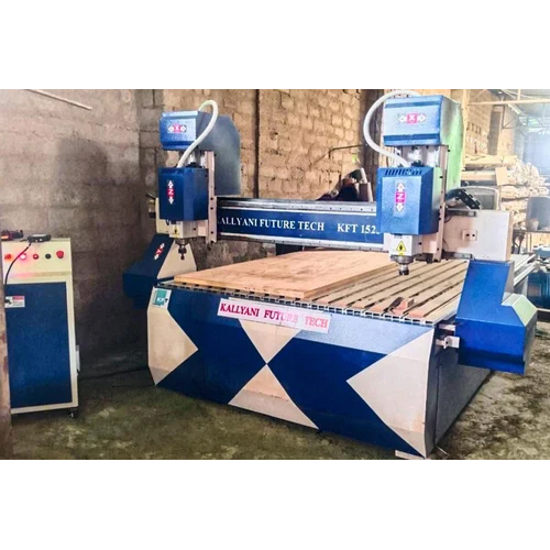 1825 A2 Double Head  Cnc Router Machine - Color: Blue