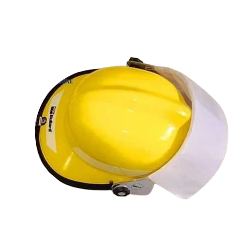 PE Yellow Bullard Fireman Safety Helmet