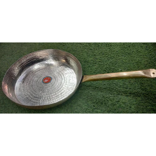 Copper Fry Pan - Interior Coating: Polished