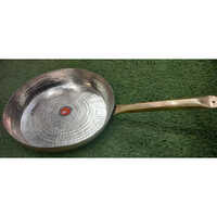 Copper Fry Pan - Interior Coating: Polished
