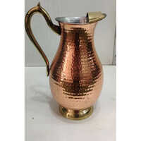 Copper Jug With Kalai - Color: Golden