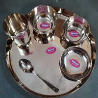 Brass Utensils - 1 Kg, Golden Color With Polished Finish | Durable And Hygienic Indian Plain Design