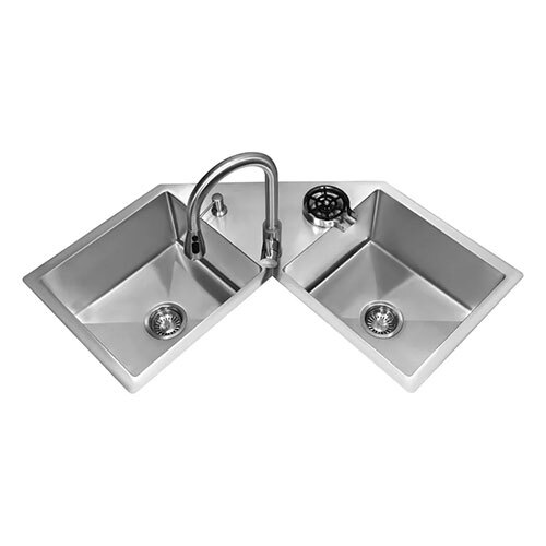 Samaurai Multifunctional Kitchen Sink - Color: Silver