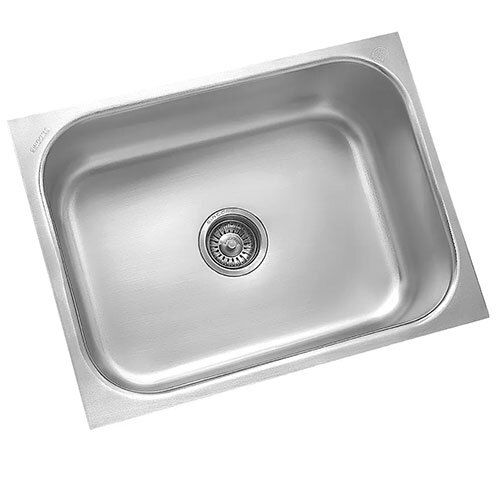 Square Premium Kitchen Sink - Color: Silver