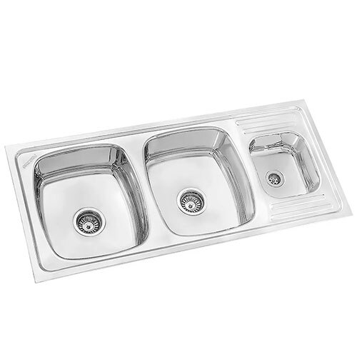 Signature Premium Kitchen Sink - Color: Silver