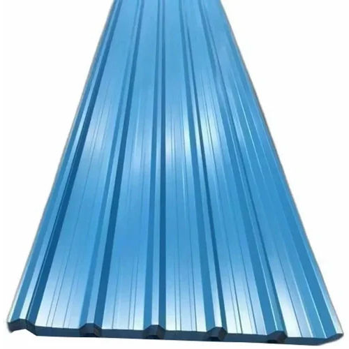 Gi Roofing Sheet - Color: Blue Paint Coated