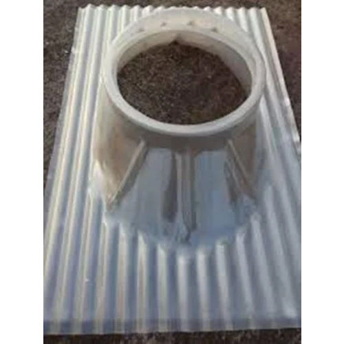 Industrial Aluminium Ventilator Base Plate - Color: White