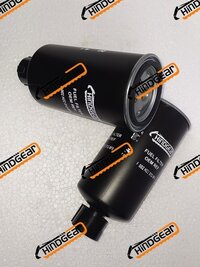 Water Separator Terex - Mild Steel, Black | High Efficiency, Manual Control, Oil Cooling, Suitable For Earthmovers & Backhoe Loaders