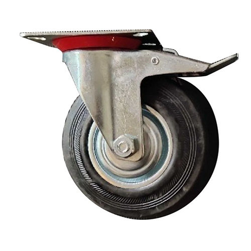 Pu Trolley Wheel - Color: Silver