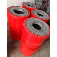 Polyurethane Rotator Wheels - Color: Red