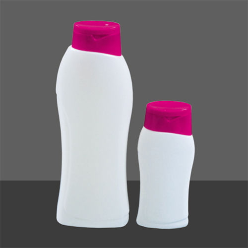 S Shape Shampoo Bottle - Color: White