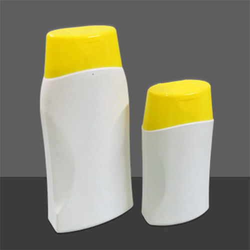 Tulip Shape Plastic Bottle - Color: White