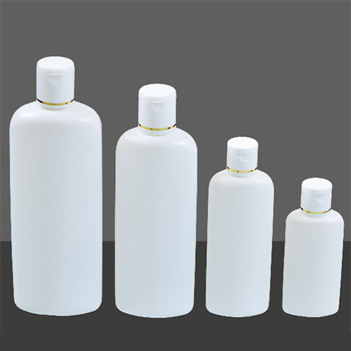 Flat Shape Cosmetic Bottle With Ftc - Color: White