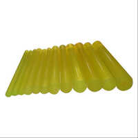 Polyurethane Rods - Industrial Grade Solid Form | Yellow Color, Multiple Sizes Available