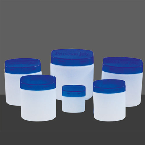 Petroleum Jelly Bottle With Plain Cap - Color: Blue