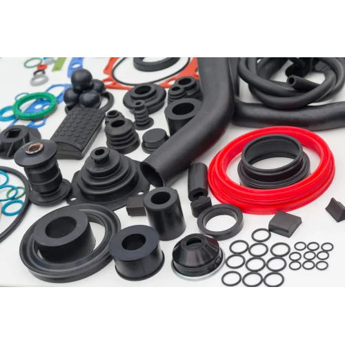 Moulded Rubber Parts - Color: Black