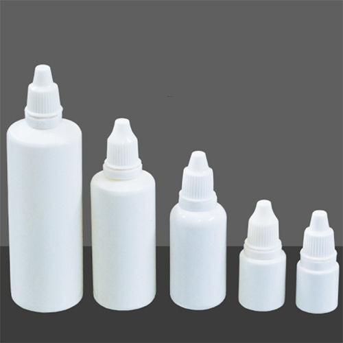 Plastic Dropper Bottle - Color: White