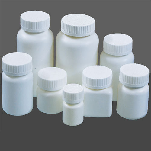 Tablet Container With Crc Cap - Color: White