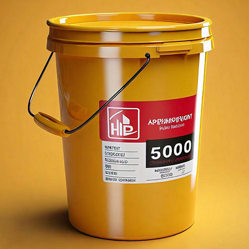 Adhesive Plastic Bucket - Color: Yellow