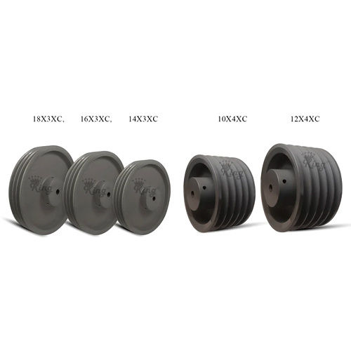 Industrial Groove Pulley - Color: Grey