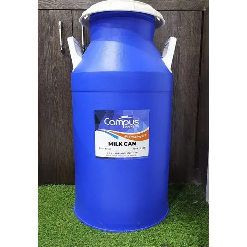 40 Litre Plastic Milk Can - Color: Blue