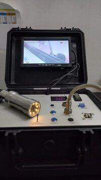 Borewell Inspection Camera And System - Color: Black