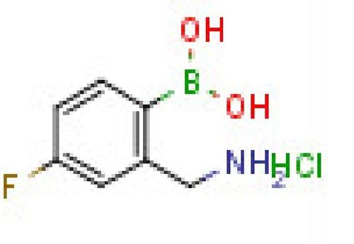 2-Aminomethyl-4-fluorophenylboronic acid hydrochloride