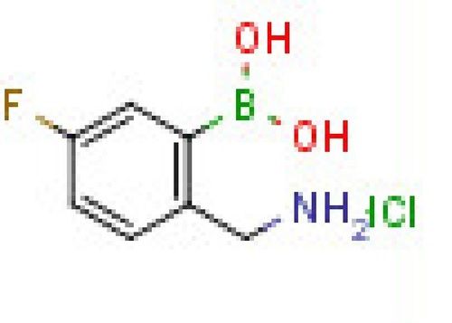 2-Aminomethyl-5-fluorophenylboronic acid hydrochloride